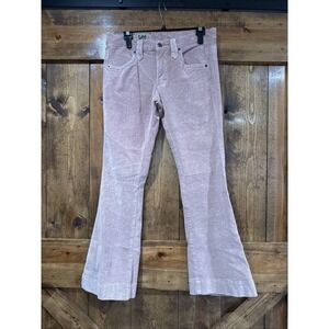 Vintage Lee Women's Pink Corduroy Pants Size 9S